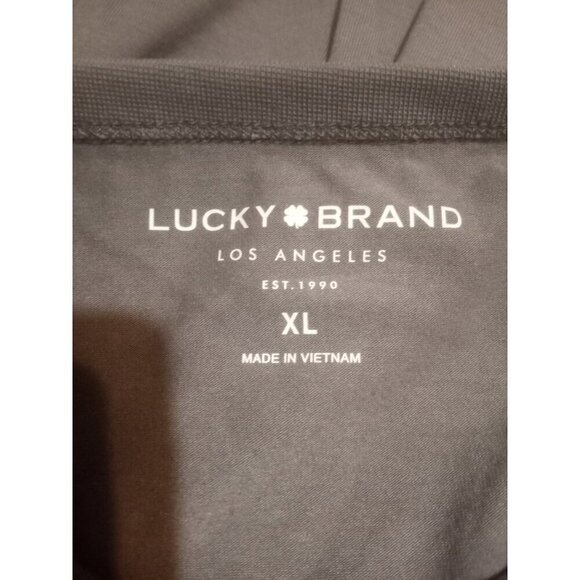 New Lucky Brand Los Angeles Long Sleeve T-shirt Men's XL Gray Logo NWT - Picture 8 of 13